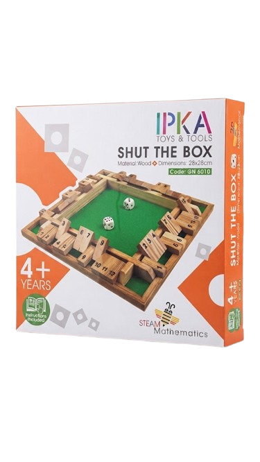 بازی فکری شات د باکس (Shut The Box) چهارنفره چوبی